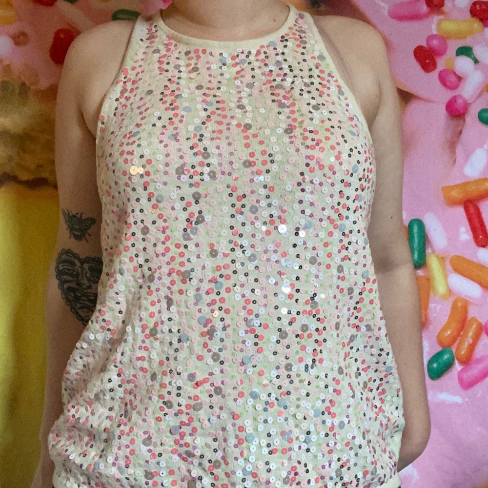 Cute sequin top